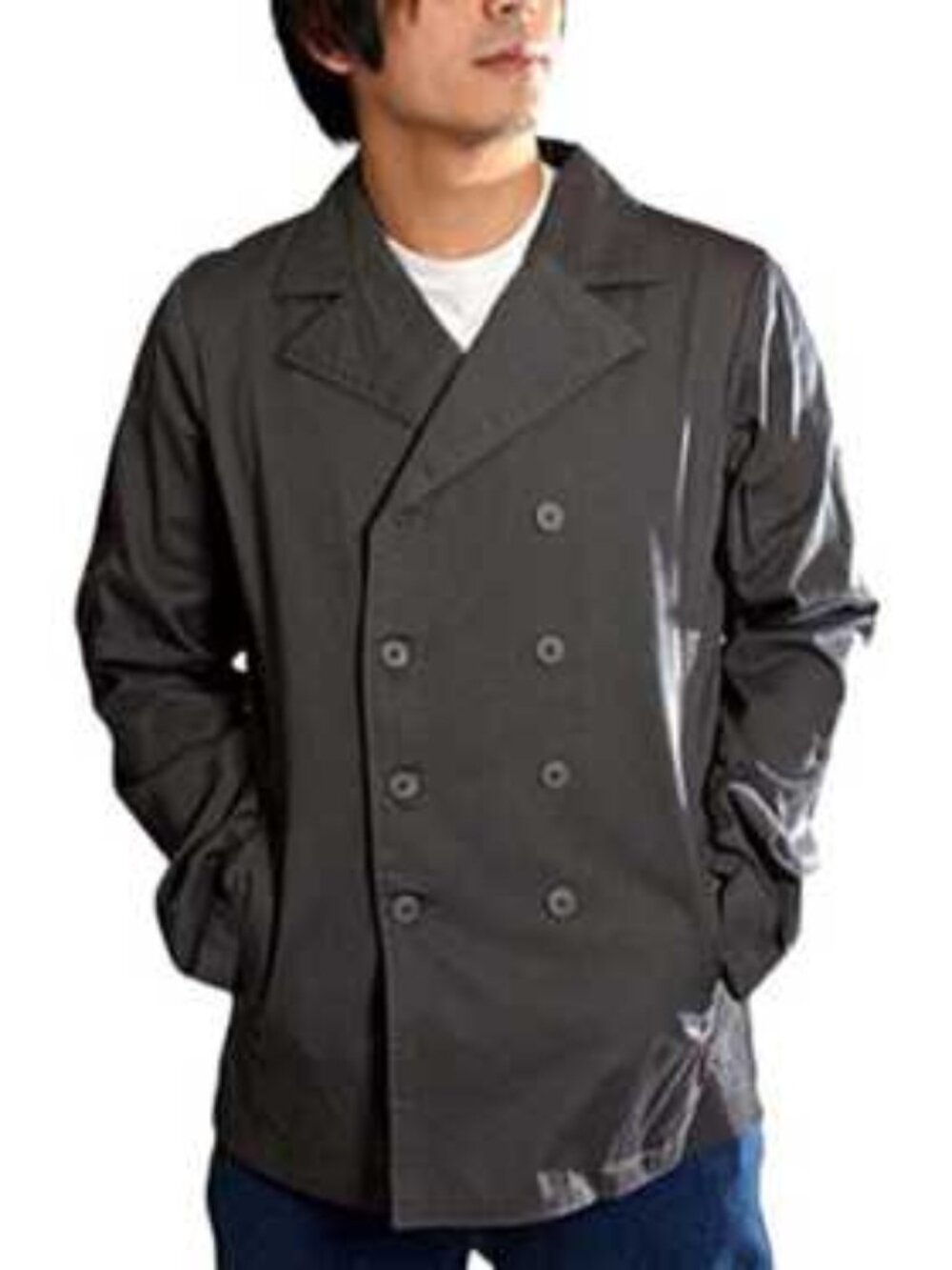 Tripp NYC Vintage Y2K Double Breasted Jacket Blazer Men's Small Goth Punk Mod